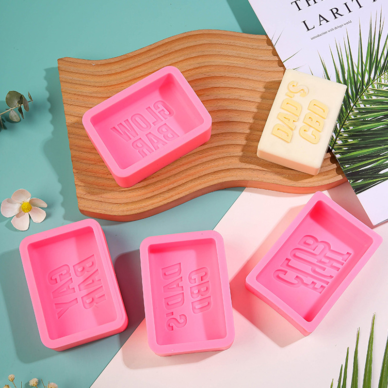 Soap Making In Fight Club - Soap Silicone Mold com letras para