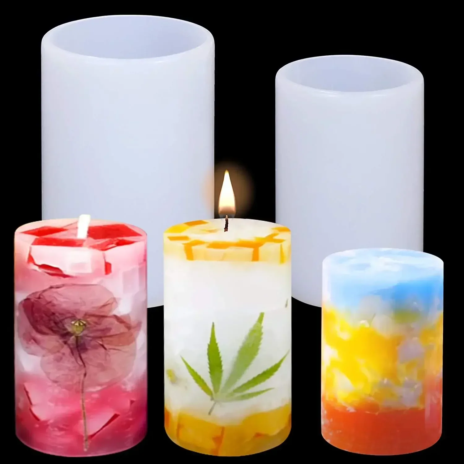 Soap Making Homemade - Molde de silicone para vela em