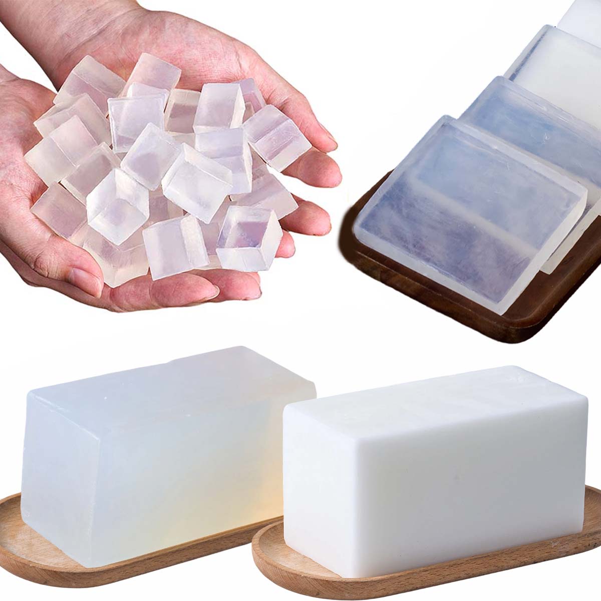 Soap Making Material Wholesale - 1000g base de sabão de glicerina