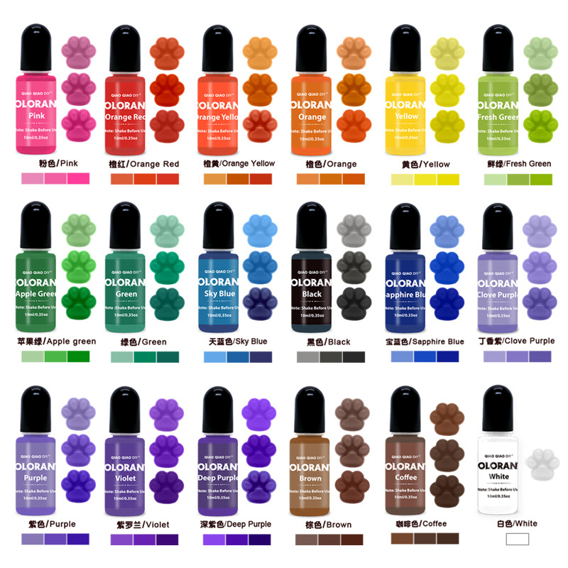 Soap Making Ingredient - 20 cores vela tintas cera velas