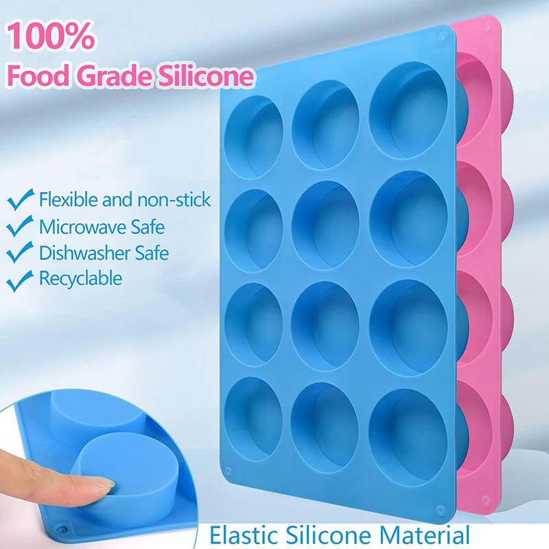 Moldes de Silicone Redondos co - Natural Making Soap avaliação e preço