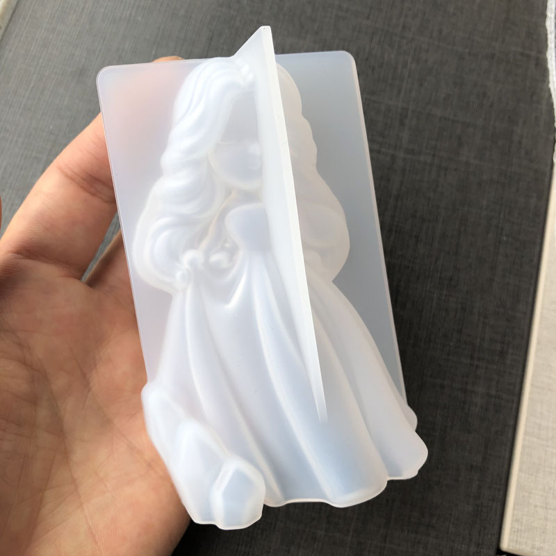 3d bonito princesa silicone ve - Soap Making Diy avaliação e preço