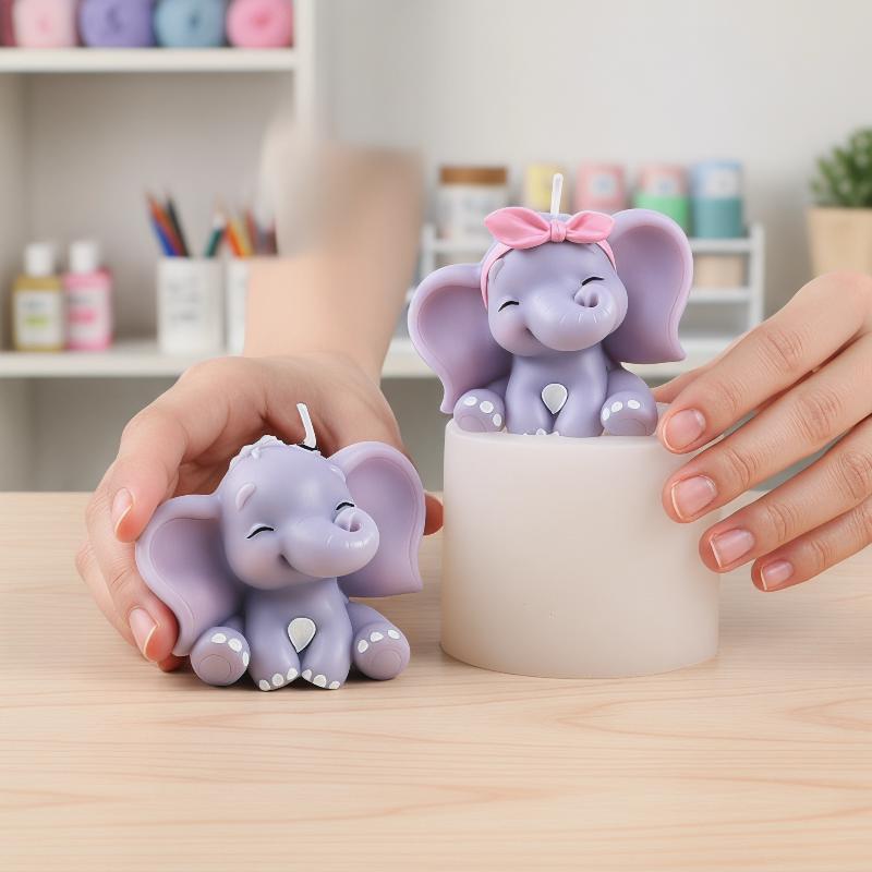 Molde de Silicone 3D de Elefan - Natural Making Soap avaliação e preço