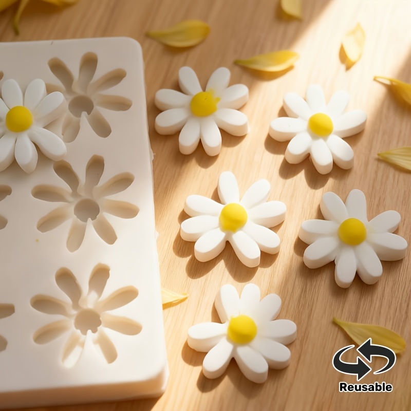 Molde de Silicone 3D Margarida - Natural Making Soap avaliação e preço