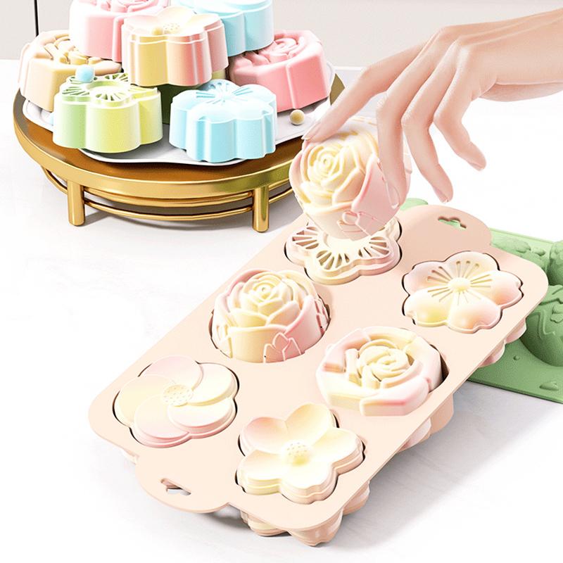 Molde de silicone SU Flower, 6 - Soap Making Homemade avaliação e preço