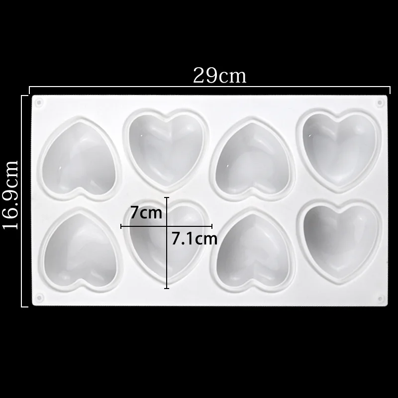 Amor coração silicone sabão mo - Soap Making Diy avaliação e preço