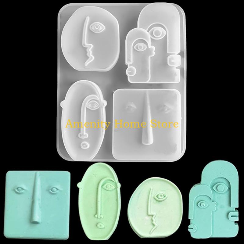 F26c 3d rosto humano molde vel - Soap Making Homemade avaliação e preço