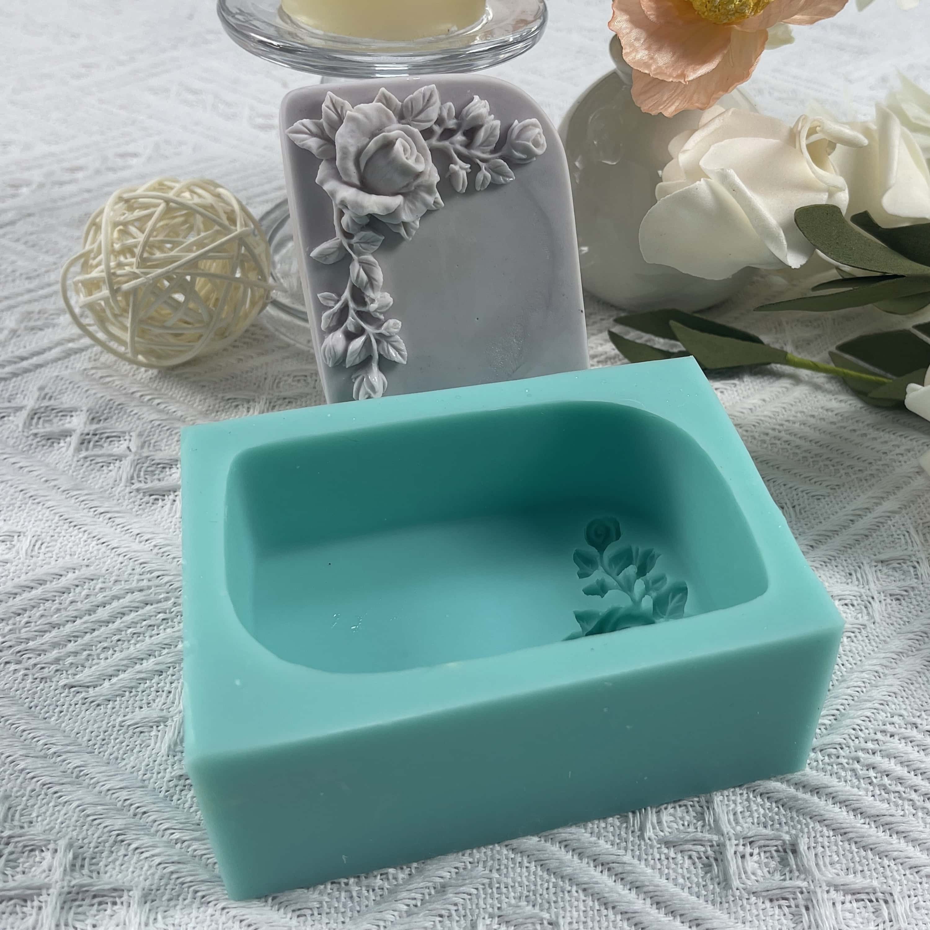 Mais novo silicone rosa sabão  - Soap Making Homemade avaliação e preço