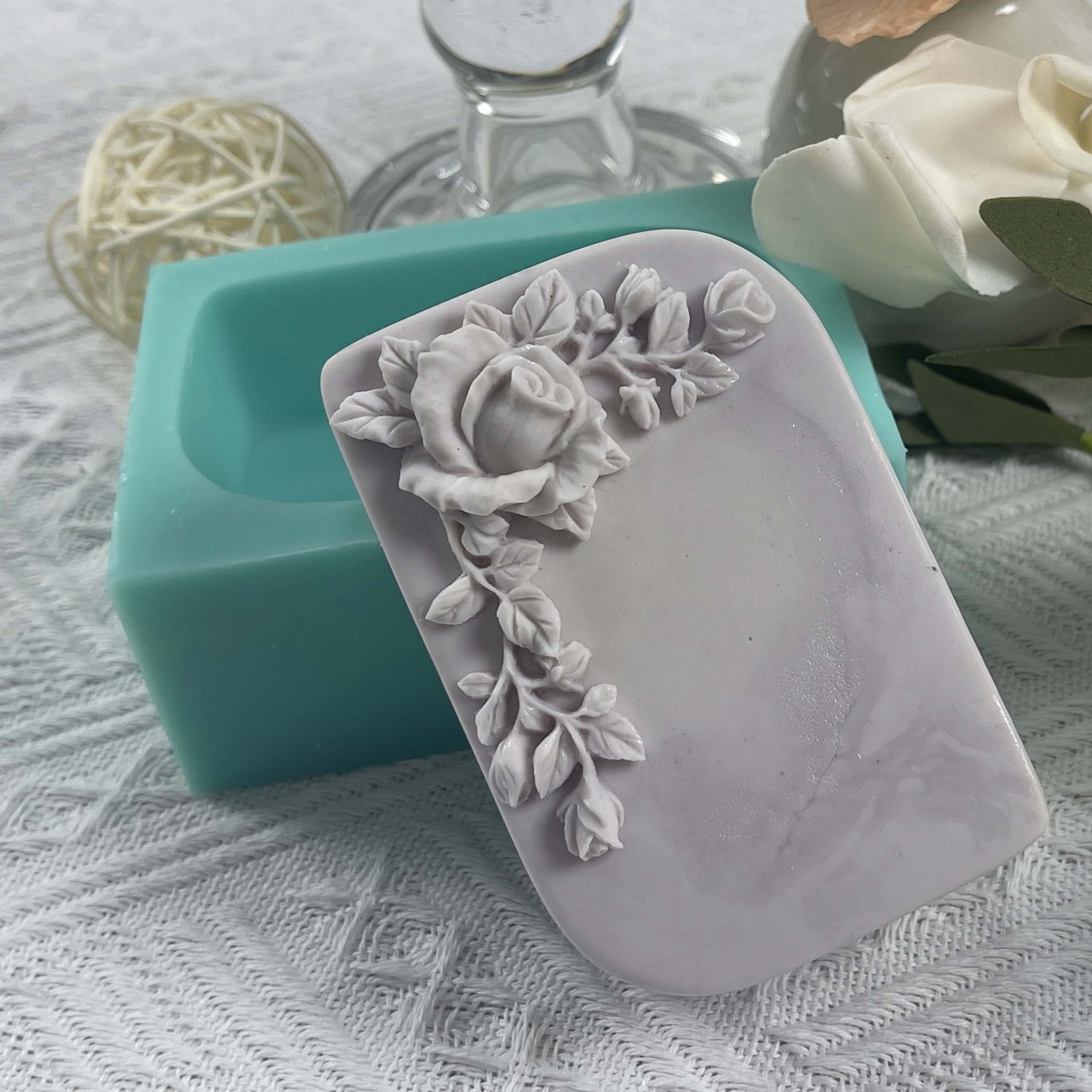 Mais novo silicone rosa sabão  - Soap Making Homemade avaliação e preço