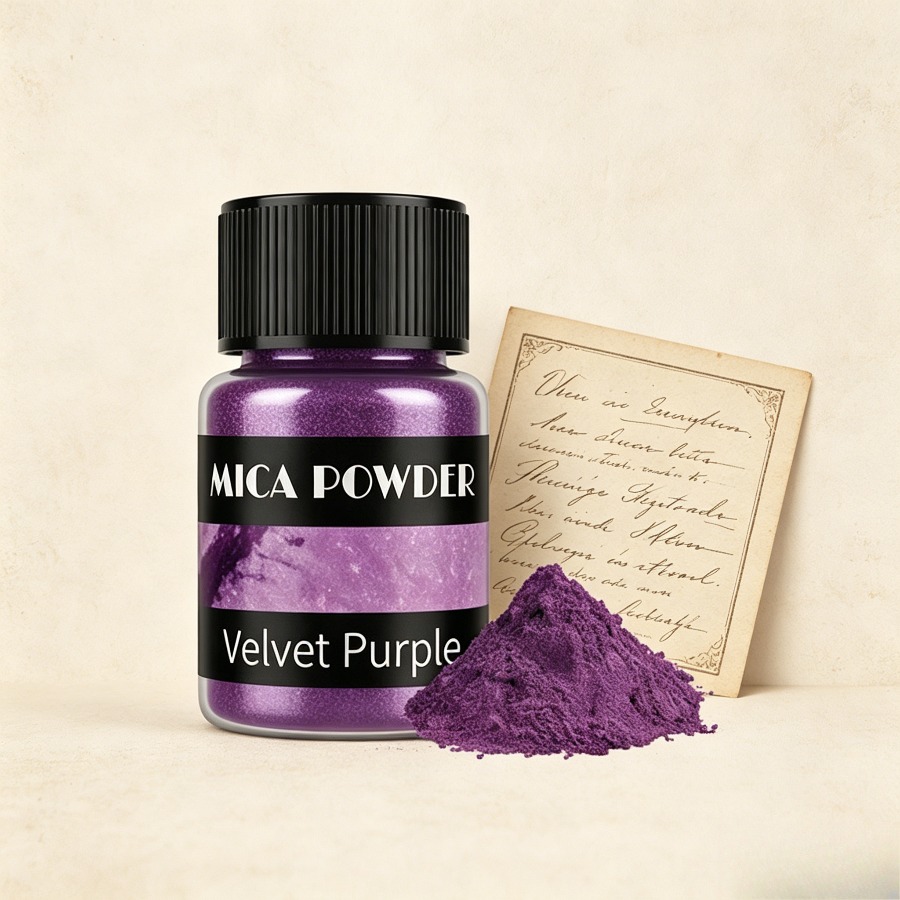 Pó de Mica Roxo Aveludado para - Natural Making Soap avaliação e preço