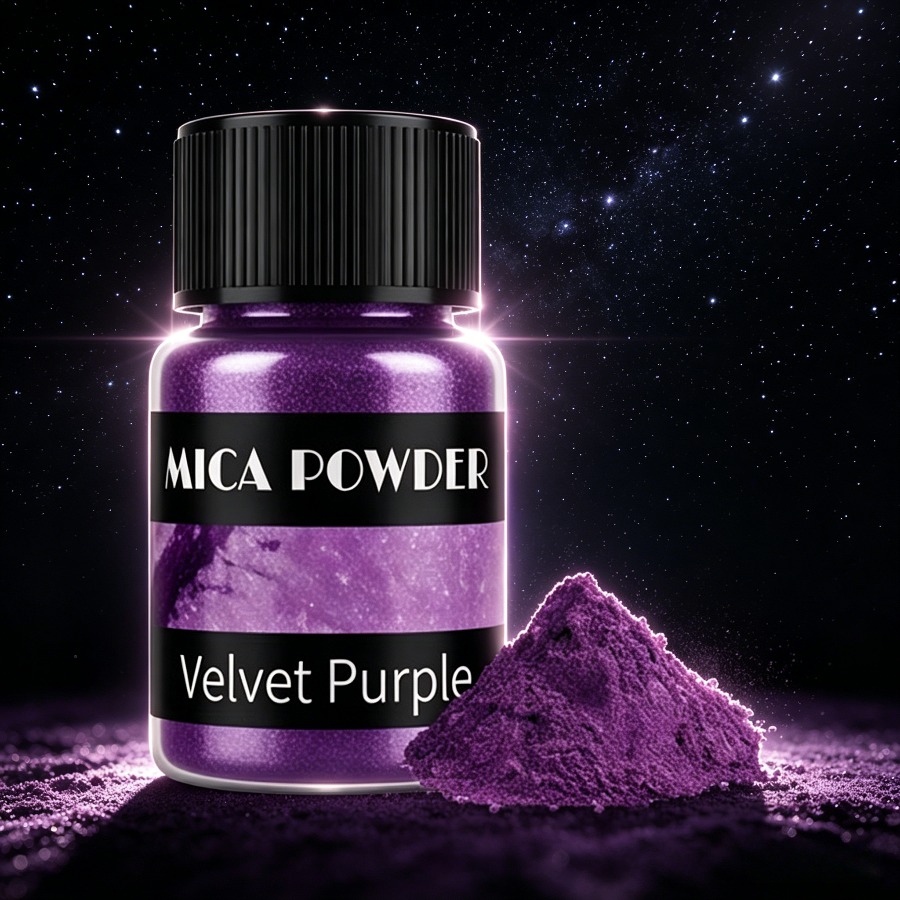 Pó de Mica Roxo Aveludado para - Natural Making Soap avaliação e preço