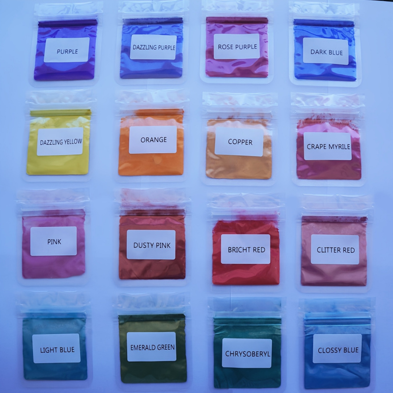 Conjunto de pó de mica de 16 c - Soap Making Ingredient avaliação e preço